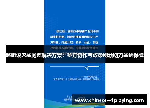 赵鹏谈欠薪问题解决方案：多方协作与政策创新助力薪酬保障